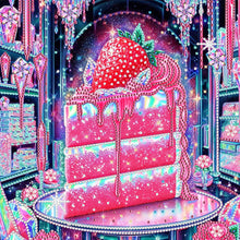 Load image into Gallery viewer, Cake Dessert-Partial Special Diamond Painting-30x30cm