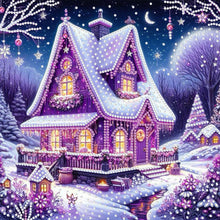 Load image into Gallery viewer, Witch Hat House-Partial Special Diamond Painting-30x30cm