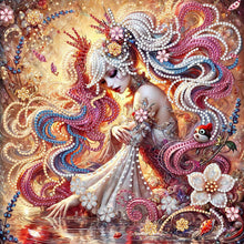 Load image into Gallery viewer, Mermaid Fairy Girl-Partial Special Diamond Painting-30x30cm