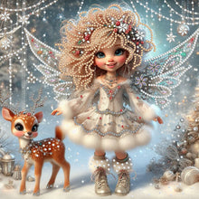 Load image into Gallery viewer, Mermaid Fairy Girl-Partial Special Diamond Painting-30x30cm