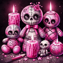 Load image into Gallery viewer, Skull-Full Round Diamond Painting-40x40cm