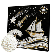 Load image into Gallery viewer, Elegant Girl-Partial Pearl Painting Kit with Frame-25x25cm