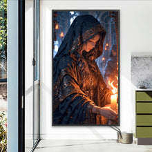 Load image into Gallery viewer, Fantasy Warrior-Full Square Diamond Painting-40x70cm-Large Size