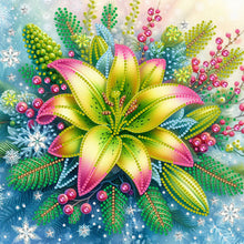 Load image into Gallery viewer, Roses and Lilies-Partial Special Diamond Painting-30x30cm