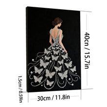 Load image into Gallery viewer, Jellyfish-Partial Pearl Painting Kit with Frame-30x40cm