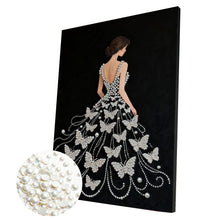 Load image into Gallery viewer, Waves-Partial Pearl Painting Kit with Frame-30x40cm