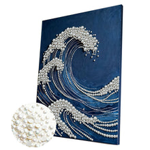 Load image into Gallery viewer, Waves-Partial Pearl Painting Kit with Frame-30x40cm