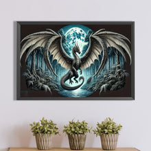 Load image into Gallery viewer, Dragon-Full Round Diamond Painting-55x35cm