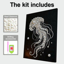 Load image into Gallery viewer, Jellyfish-Partial Pearl Painting Kit with Frame-30x40cm