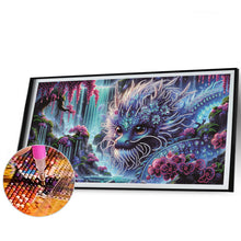Load image into Gallery viewer, Dreamy Divine Dragon-Partial Special Diamond Painting-60x30cm-Large Size