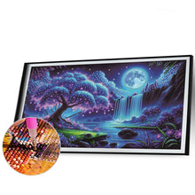 Load image into Gallery viewer, Dreamy Lake Scenery-Partial Special Diamond Painting-60x30cm-Large Size