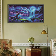 Load image into Gallery viewer, Dreamy Lake Scenery-Partial Special Diamond Painting-60x30cm-Large Size
