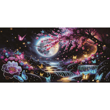 Load image into Gallery viewer, Dreamy Lake Scenery-Partial Special Diamond Painting-60x30cm-Large Size