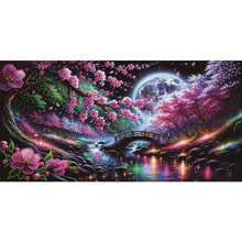 Load image into Gallery viewer, Dreamy Lake Scenery-Partial Special Diamond Painting-60x30cm-Large Size