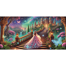 Load image into Gallery viewer, Dreamy Lake Scenery-Partial Special Diamond Painting-60x30cm-Large Size