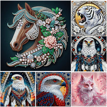 Load image into Gallery viewer, Horse-Partial Special Diamond Painting-30x30cm