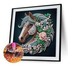 Load image into Gallery viewer, Horse-Partial Special Diamond Painting-30x30cm