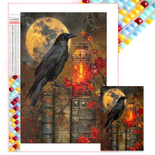 Load image into Gallery viewer, Crow-Full Square Diamond Painting-40x60cm-Large Size
