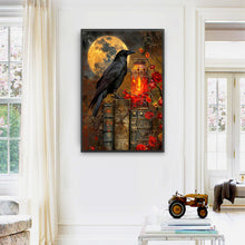 Load image into Gallery viewer, Crow-Full Square Diamond Painting-40x60cm-Large Size