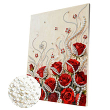 Load image into Gallery viewer, Lotus-Partial Pearl Painting Kit with Frame-30x40cm