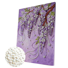 Load image into Gallery viewer, Blue Vase-Partial Pearl Painting Kit with Frame-30x40cm
