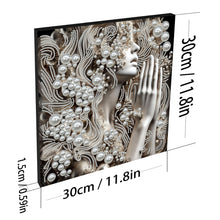 Load image into Gallery viewer, Lady-Partial Pearl Painting Kit with Frame-30x30cm