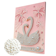 Load image into Gallery viewer, Snowflake-Partial Pearl Painting Kit with Frame-30x40cm