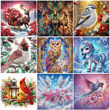 Load image into Gallery viewer, Owl-Partial Special Diamond Painting-30x30cm