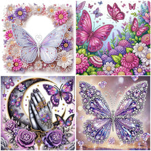 Load image into Gallery viewer, Butterfly-Partial Special Diamond Painting-30x30cm