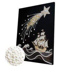 Load image into Gallery viewer, Whale-Partial Pearl Painting Kit with Frame-30x40cm