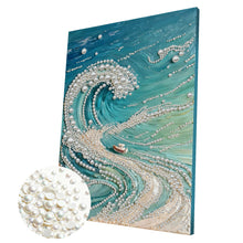Load image into Gallery viewer, Whale-Partial Pearl Painting Kit with Frame-30x40cm