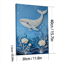 Load image into Gallery viewer, Whale-Partial Pearl Painting Kit with Frame-30x40cm