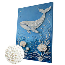 Load image into Gallery viewer, Whale-Partial Pearl Painting Kit with Frame-30x40cm