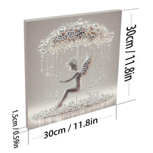 Load image into Gallery viewer, Umbrella Angel-Partial Pearl Painting Kit with Frame-30x30cm