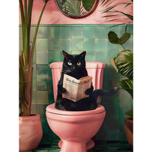 Load image into Gallery viewer, Cat-Full Round Diamond Painting-30x40cm