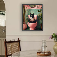 Load image into Gallery viewer, Cat-Full Round Diamond Painting-30x40cm