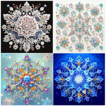 Load image into Gallery viewer, Snowflake-Partial Special Diamond Painting-30x30cm