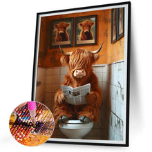Load image into Gallery viewer, Cow-Full Round Diamond Painting-30x40cm