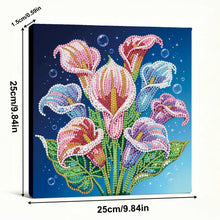 Load image into Gallery viewer, Calla Lily-Partial Pearl Painting Kit with Frame-25x25cm