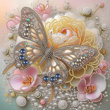 Load image into Gallery viewer, Butterfly-Partial Special Diamond Painting-30x30cm