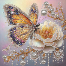 Load image into Gallery viewer, Butterfly-Partial Special Diamond Painting-30x30cm