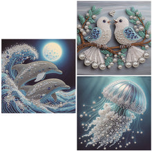 Load image into Gallery viewer, Jellyfish-Partial Special Diamond Painting-30x30cm