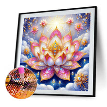 Load image into Gallery viewer, Lotus Flower3-Full Square Diamond Painting-40x40cm