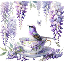 Load image into Gallery viewer, Flower And Bird Mug-Full Round Diamond Painting-40x40cm