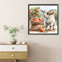 Load image into Gallery viewer, Sheep And Peaches-Full Round Diamond Painting-40x40cm