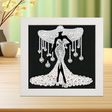 Load image into Gallery viewer, Beauty-Partial Special Diamond Painting with Frame-17x17cm