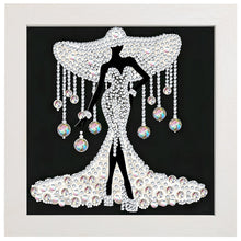 Load image into Gallery viewer, Beauty-Partial Special Diamond Painting with Frame-17x17cm