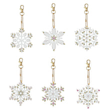 Load image into Gallery viewer, 6Pcs/Set Motorcycle-Double Side Drill-Diamond Keychain