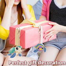 Load image into Gallery viewer, 6Pcs/Set Motorcycle-Double Side Drill-Diamond Keychain