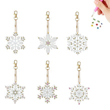 Load image into Gallery viewer, 6Pcs/Set Motorcycle-Double Side Drill-Diamond Keychain